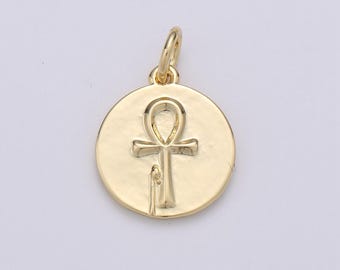 Gold ankh charm chgf 1617