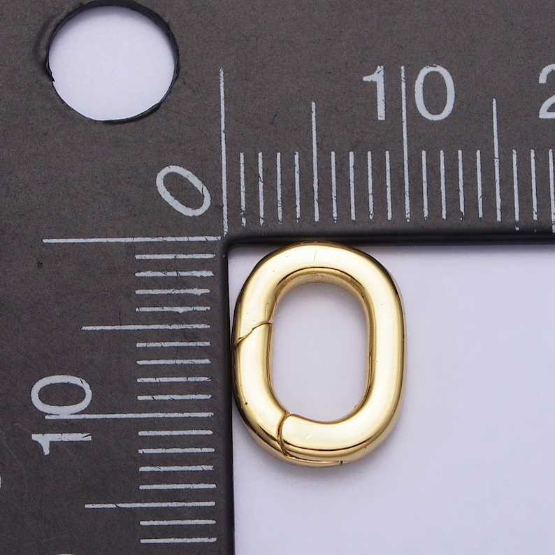 Tiny Gold Spring Gate Ring Push Gate Ring Mini Oval Ring - Etsy