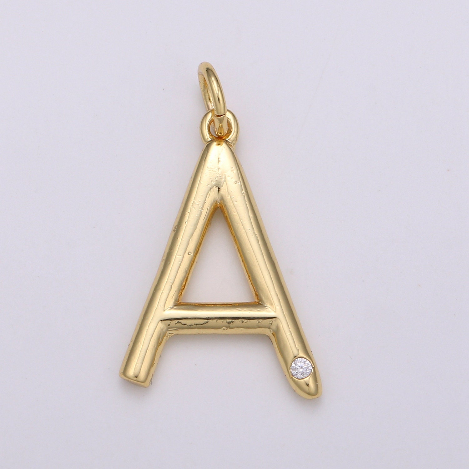 Gold Letter Charms Personalized Charm Initial Charms | Etsy