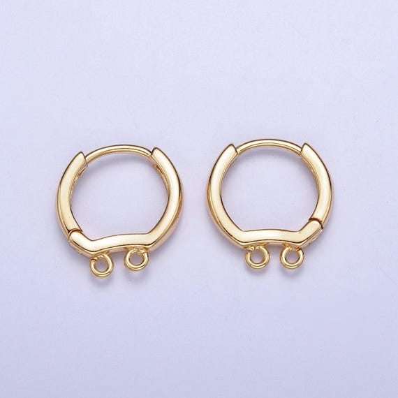 Orecchini Con Filo Aperto In Oro Rosa 14K 1.20Gr