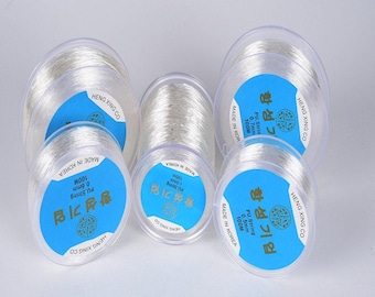 100 m transparant rekbaar koord voor het maken van sieraden van hoge kwaliteit, sterk rekbaar koord voor kralenarmband gemaakt in Korea