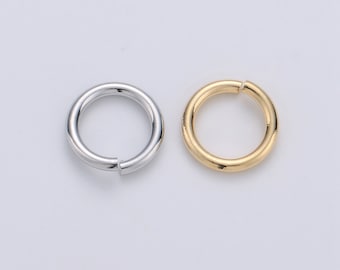 1 Pack 1mm x 7mm Gold Filled Jump Ring Connectors for Jewelry Making in Gold or Silver | O-032 - O-033