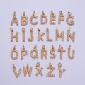 Mini alphabet pearl charm small pearl initial charm 16k gold filled charm for personalized jewelry for necklace earring bracelet supplya-313