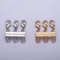 Layered necklace detangler clasp magnetic necklace detangler, multiple strand chain necklace / bracelet component