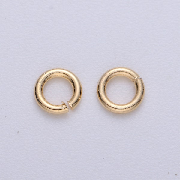 1mm x 5mm (18 gauge) Gold Filled Jump Ring Open Jump Rings, jewelry making supplies 10 gram