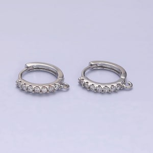 18k Gold Filled Pink Cubic One Touch W/ Open Link, Lead