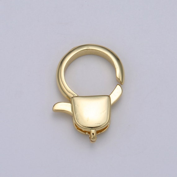 1pc Wholesale Lobster Clasp 24k Gold Circle Head Lobster Claw - Etsy