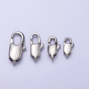 Stainless steel lobster clasp parrot clasp claw clasp tarnish free end clasp for necklace bracelet anklet component z314