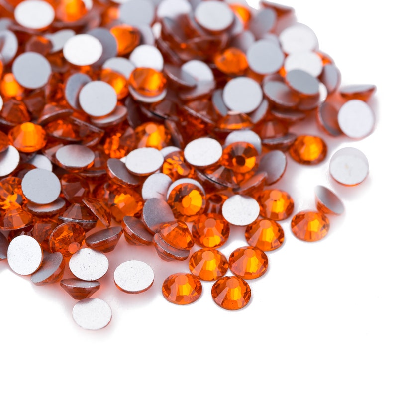 Orange Rhinestone - Etsy