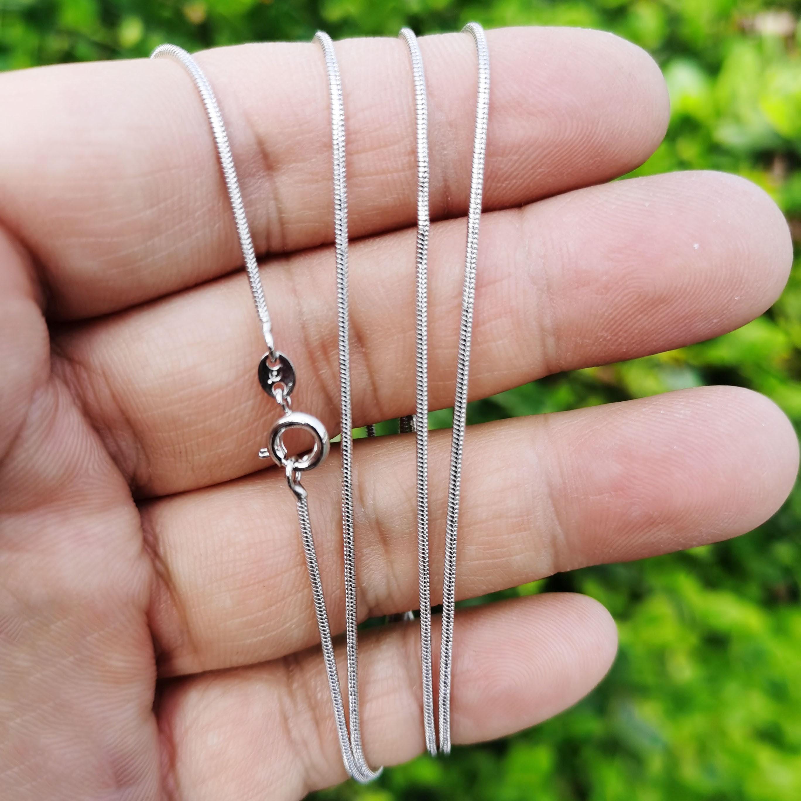 【Hei】essential cubic snake chain necklace〜ネックレス Snake Chain Jewelry – Hey Happiness