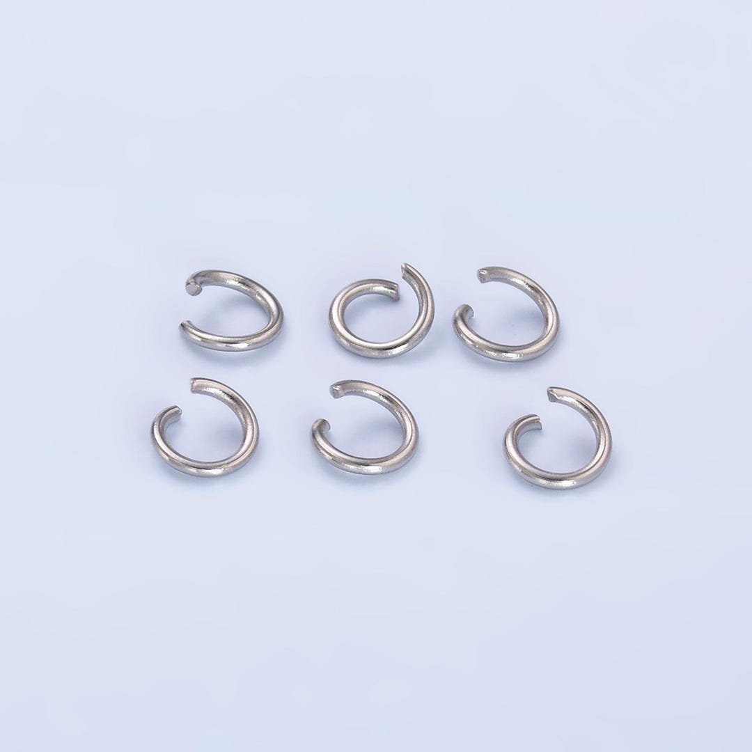 Stainless Steel 4.5mm X 0.7mm Jump Ring Pack Jewelry Making