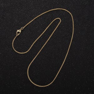 14k gold filled wheat chain foxtail chain necklace, men ladies gold chain, trending gold chain necklace 16 inch  wa-2162