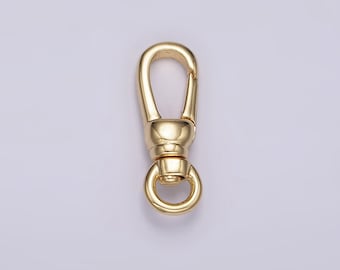 14K Gold Filled Lobster Swivel Clasps, 18mmx6mm Clasps in Gold Color z-638