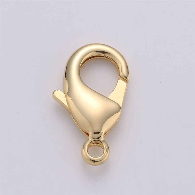 24k gold lobster clasp