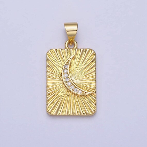 アクセサリー moon Crescent Moon Necklace in Brass | Moon Phase Necklace – Alison Morse