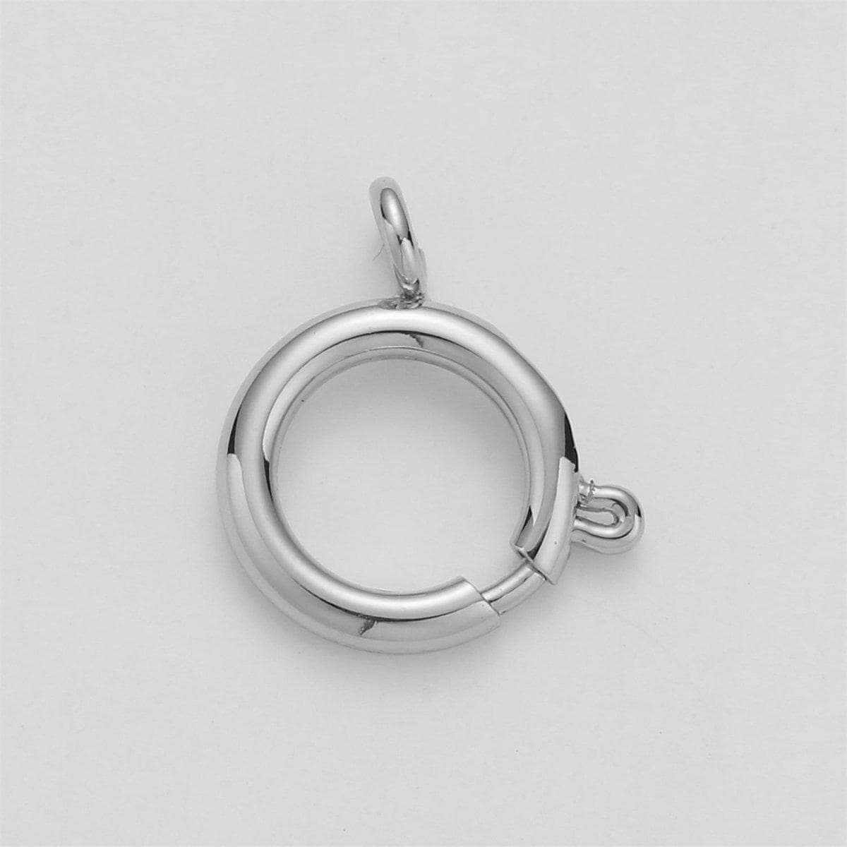 Anneau Ressort Diamètre 6 Mm Ou Fermoir En Or 18 Carats - Occasion Vintage