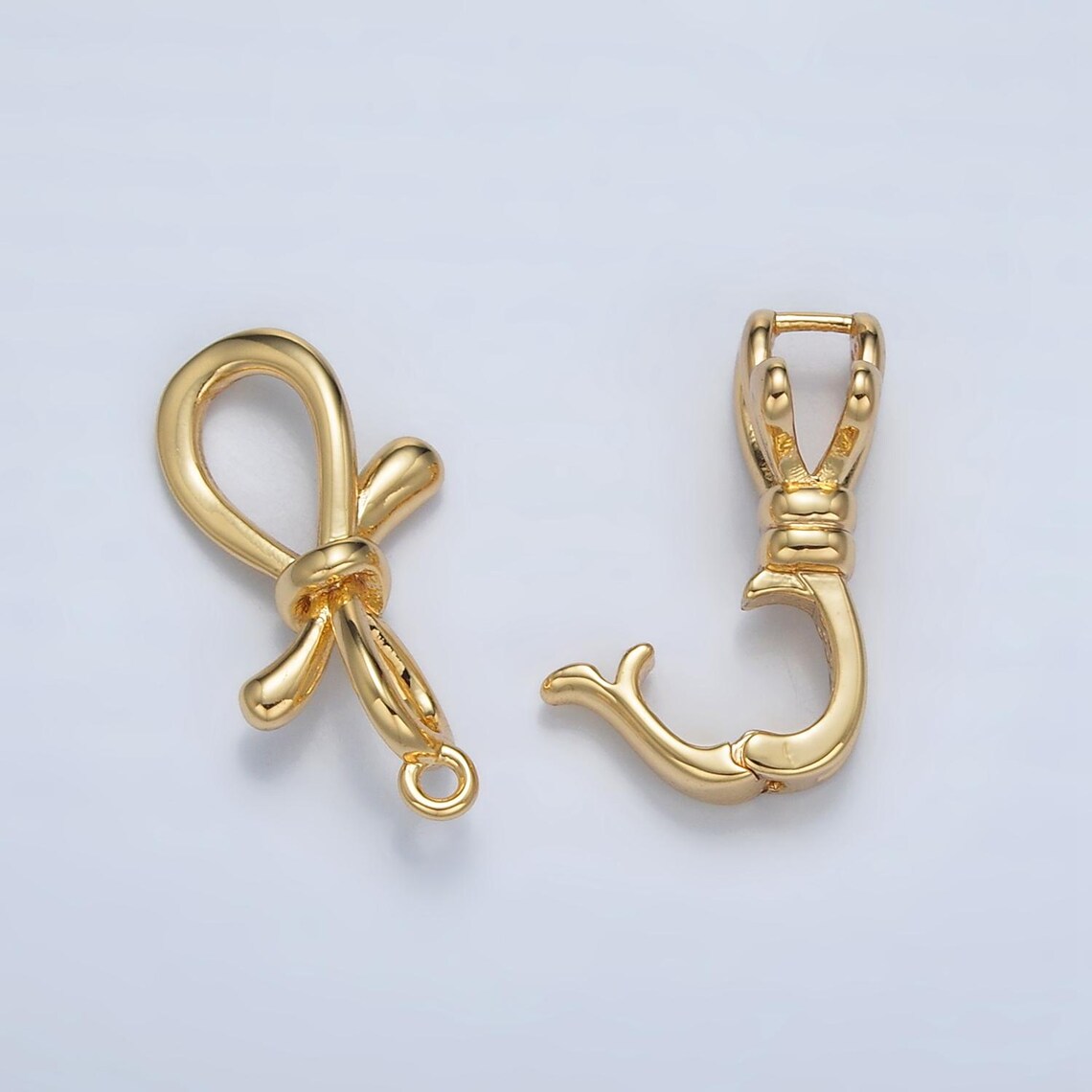 24K Gold Filled End Clasp Enhancer for Bracelet Component Z861 - Etsy
