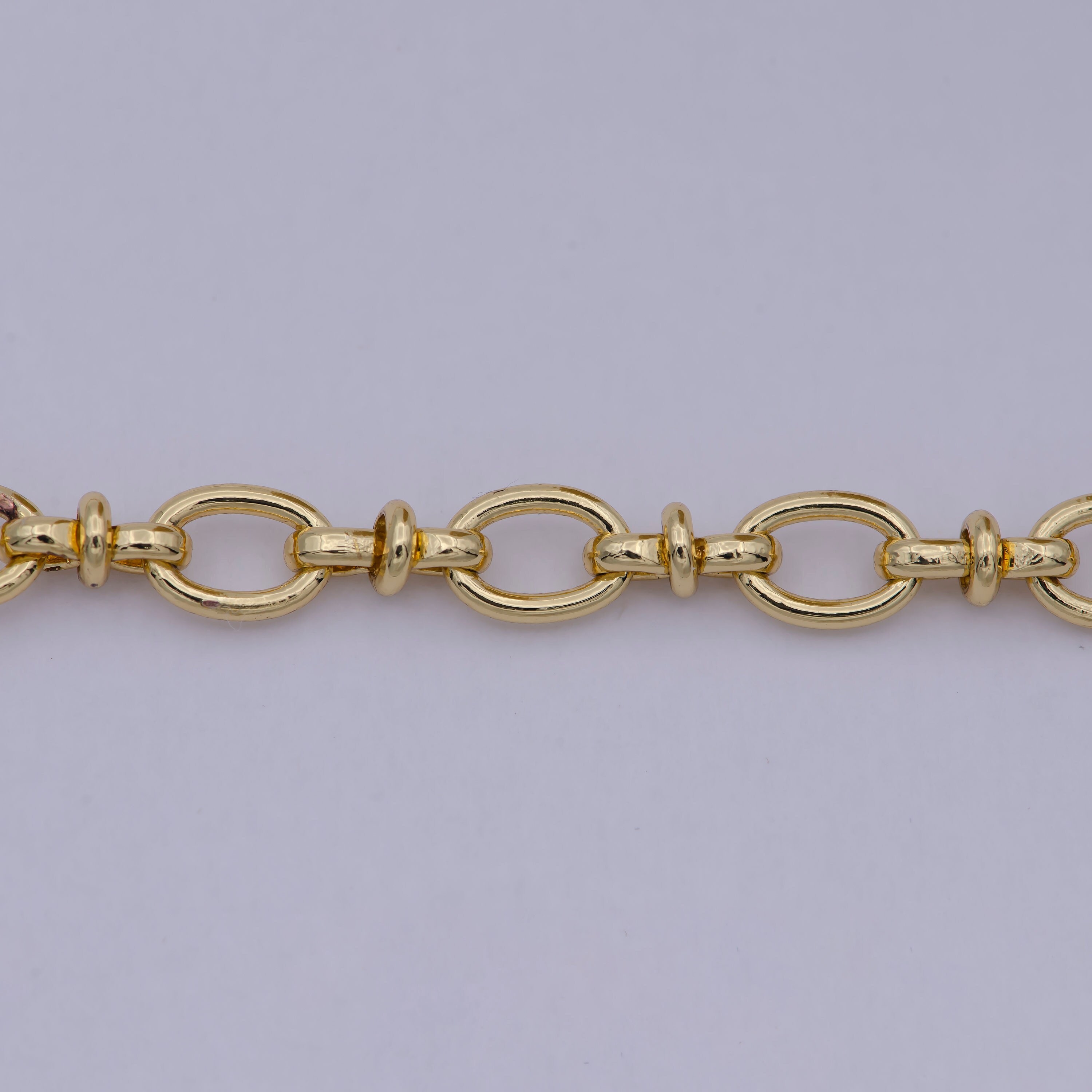 Gold Oval and Figure 8 Chain, Dainty Chain by Yard, Great Quality Bulk ...