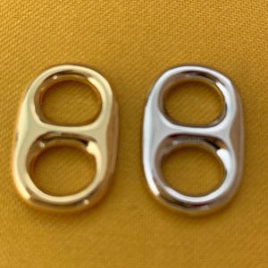 Soda pop pull charm ,  white goldfilled can tab pendant charm,d-215, d-499