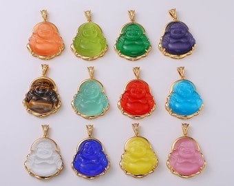 Buddha Devil Pendant Necklace Half 