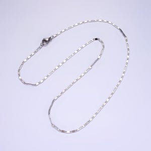 Chaîne marinière à ancre plate en acier inoxydable de 18 pouces pour la vente en gros de chaînes et de fournitures de fabrication de bijoux wa2112