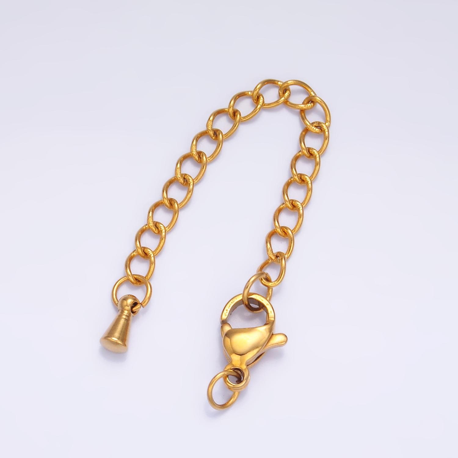 CORTNEY Schmuckzubehör Set - 250 Edelstahl Biegeringe + 100 Karabinerverschlüsse 12mm Für DIY