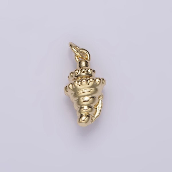 Gold Seashell Charms Mini Shell Charm Ocean Beach Inspired for Necklace Bracelet Earring Supply AG441