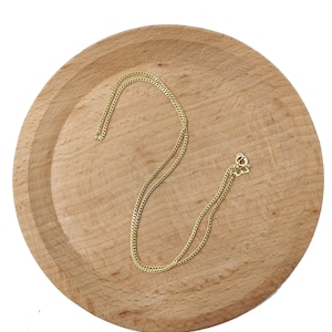 1pc 17.7&#39;&#39; ready to use 14k gold filled herringbone curb necklace chain, layer curb chain dainty necklace, for pendant charm necklace ,559