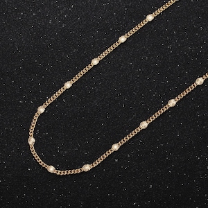 Dainty 24k gold filled 2mm curb sun burst textured link unfinished gold, silver chain by yard for diy jewelry making | roll-1030, roll-1093