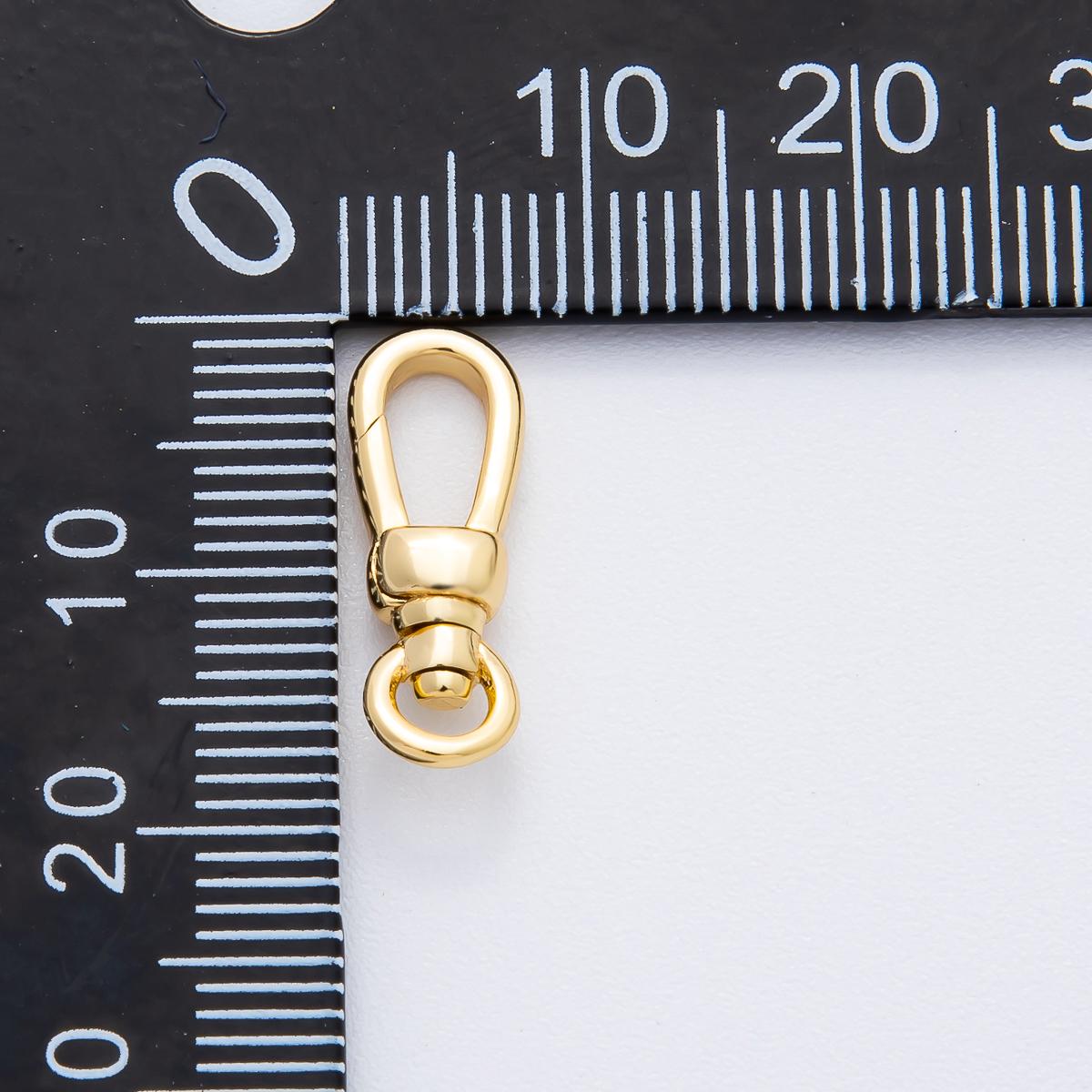 Fermoir En Or Jaune 18 Carats, Diamètre 6 Mm, Référence 581 - Occasion