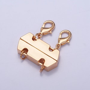 Gold Layered Necklace Clasp Detangler Necklace Separator for Layering – Light Weight, Tangle Free and Tarnish Free L-780 L-781