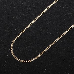 24k gold filled mariner chain link anchor unfinished chain for jewelry making | roll-1042