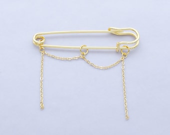 Supply for Safety Pin Brooch Charm Making for Bag Knit Shirt Purse Charm Pin Backpack Charm Jewelry Making Supply Trend WA3046
