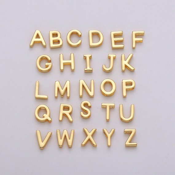 Metal alphabet letters shop for jewelry