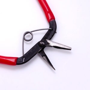 Loop Forming Plier, Jewelry Making Tool Red Ergonomic Grip Handles | SP-011