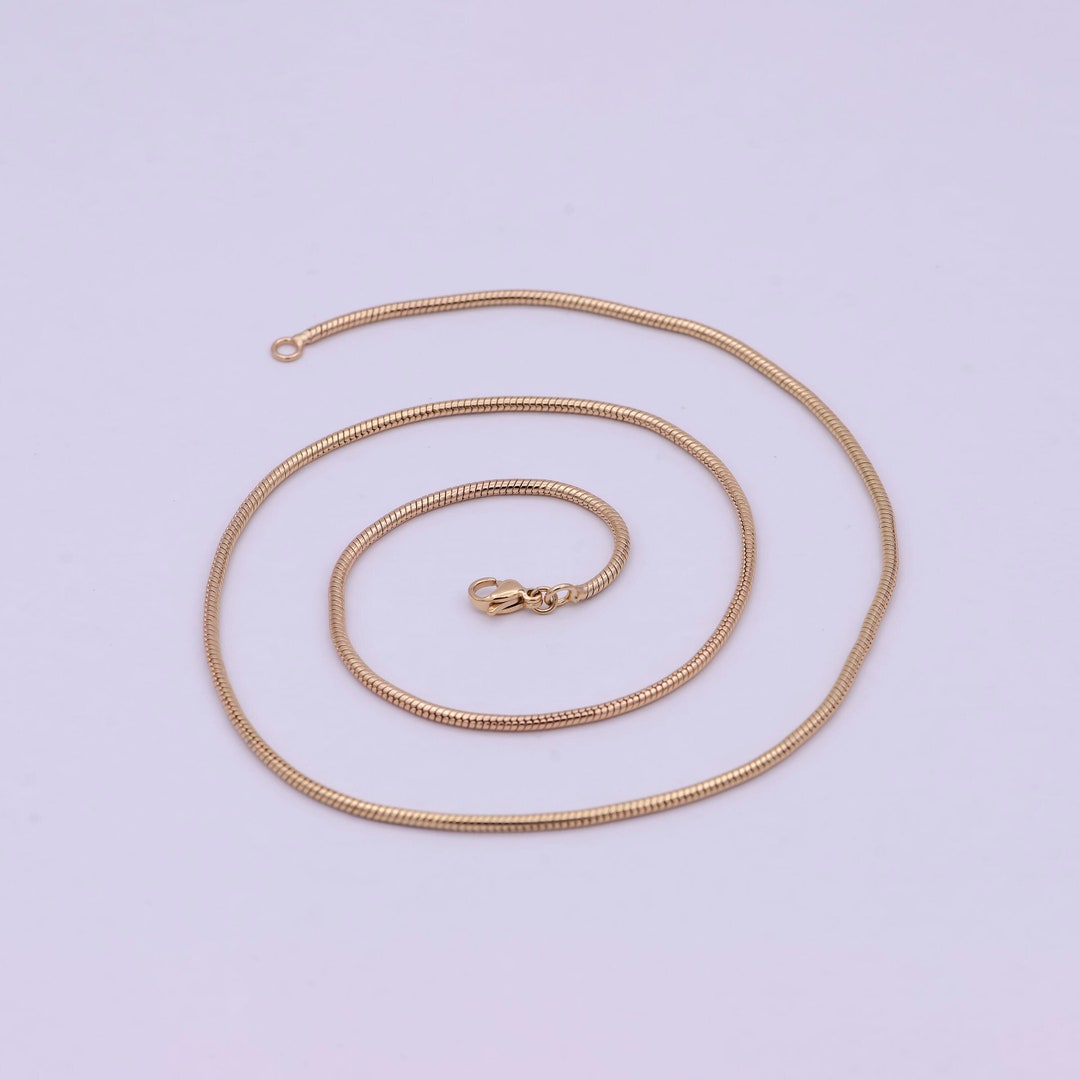 Rose gold omega necklace Clearance