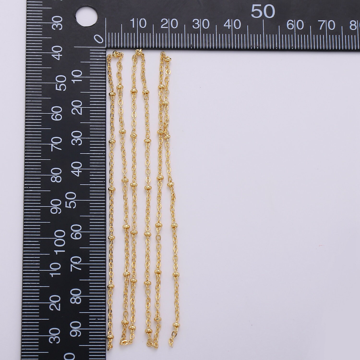 Beads and Rolo Chain by Yard Rosary Chain Great Quality Bulk - Etsy