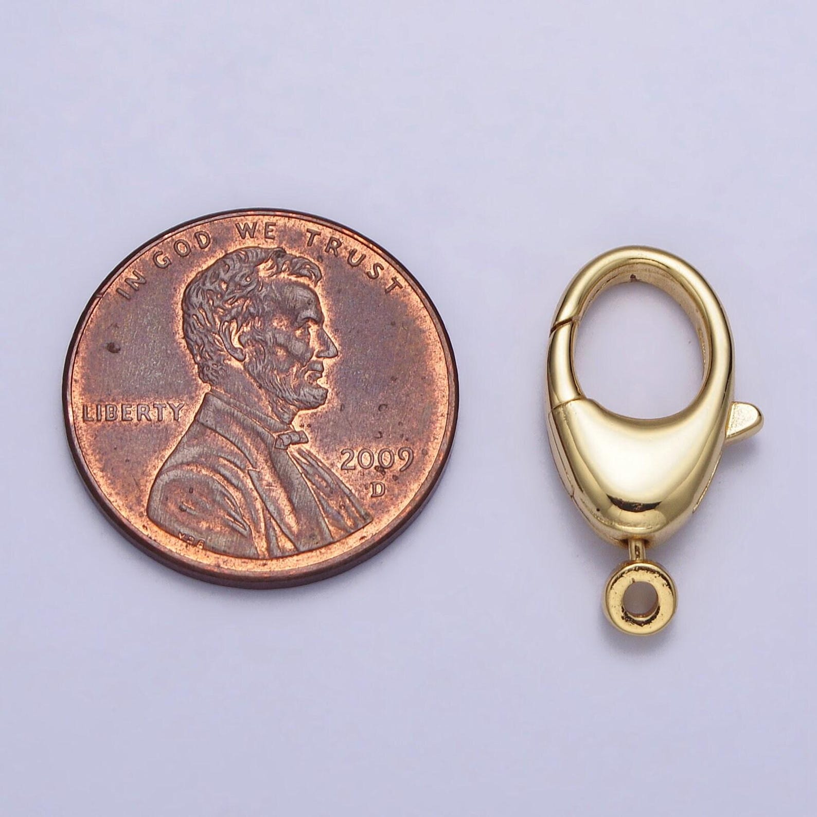 Dainty Oval Lobster Lock Gold Lobster Charm Lock Finding Connector ...
