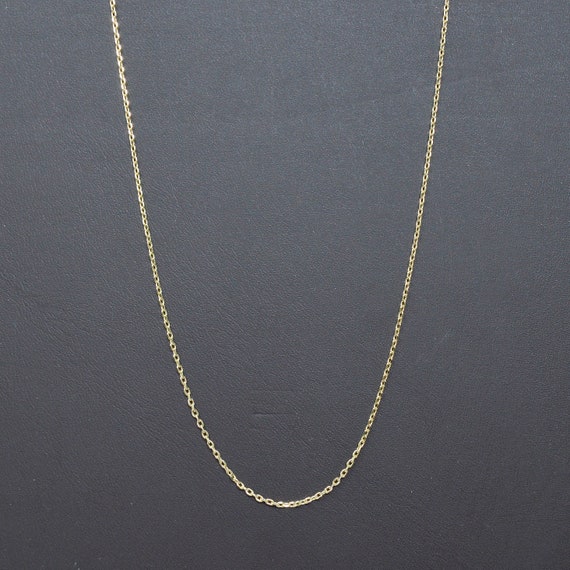 1pc 17.5 Ready to Use 14K Gold Fine Rolo Chain Layering Rolo | Etsy