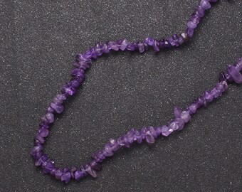 Aatm Natural Healing Gemstone Beaded Necklace Amethyst Aatm Natural Healing Gemstone Beaded Necklace Amethyst