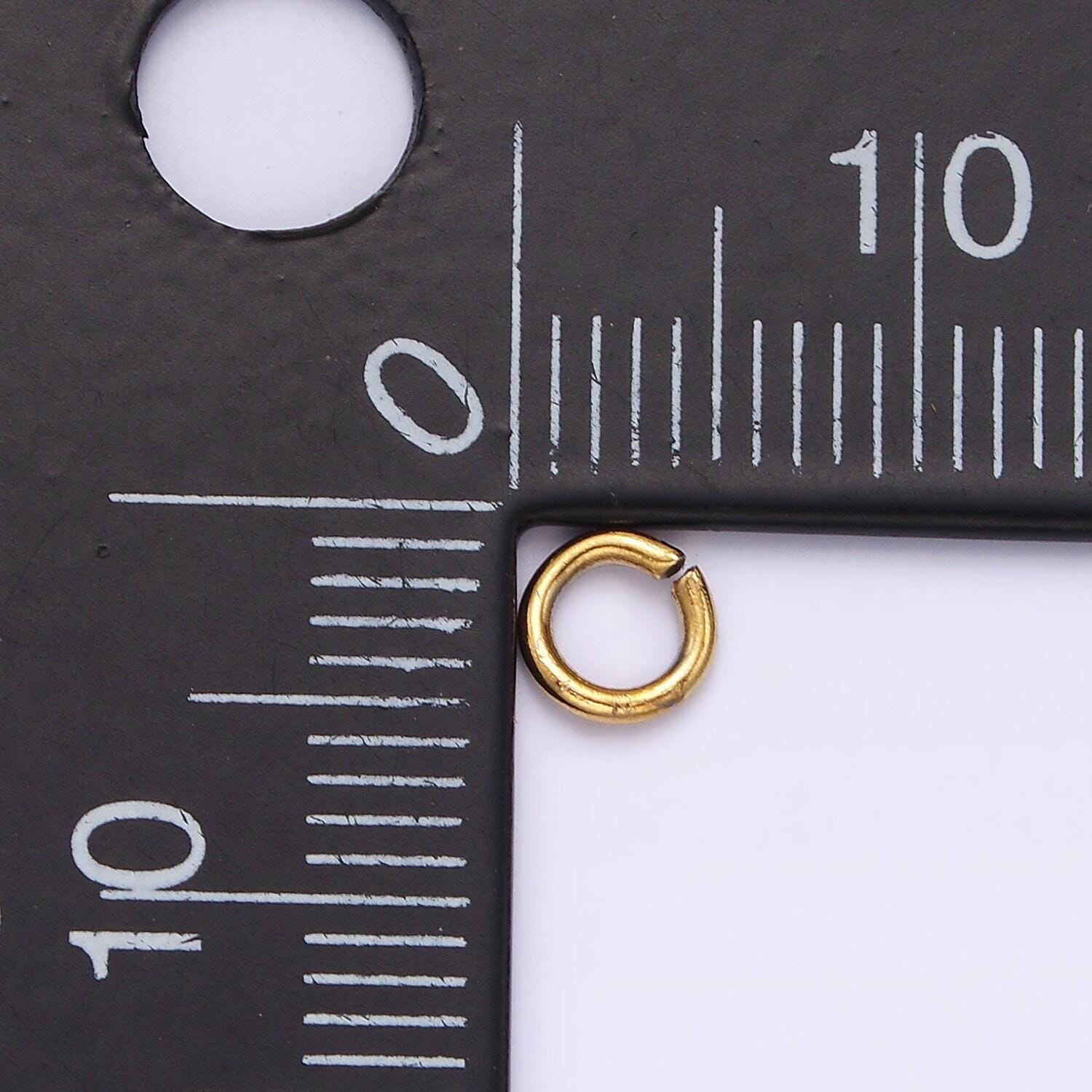 300 Anillos De Salto De Acero Inoxidable 5mm – Conexión Abierta De Un Solo Lazo Para Joyería, Pulseras Y Collares, Suministros De Bisutería