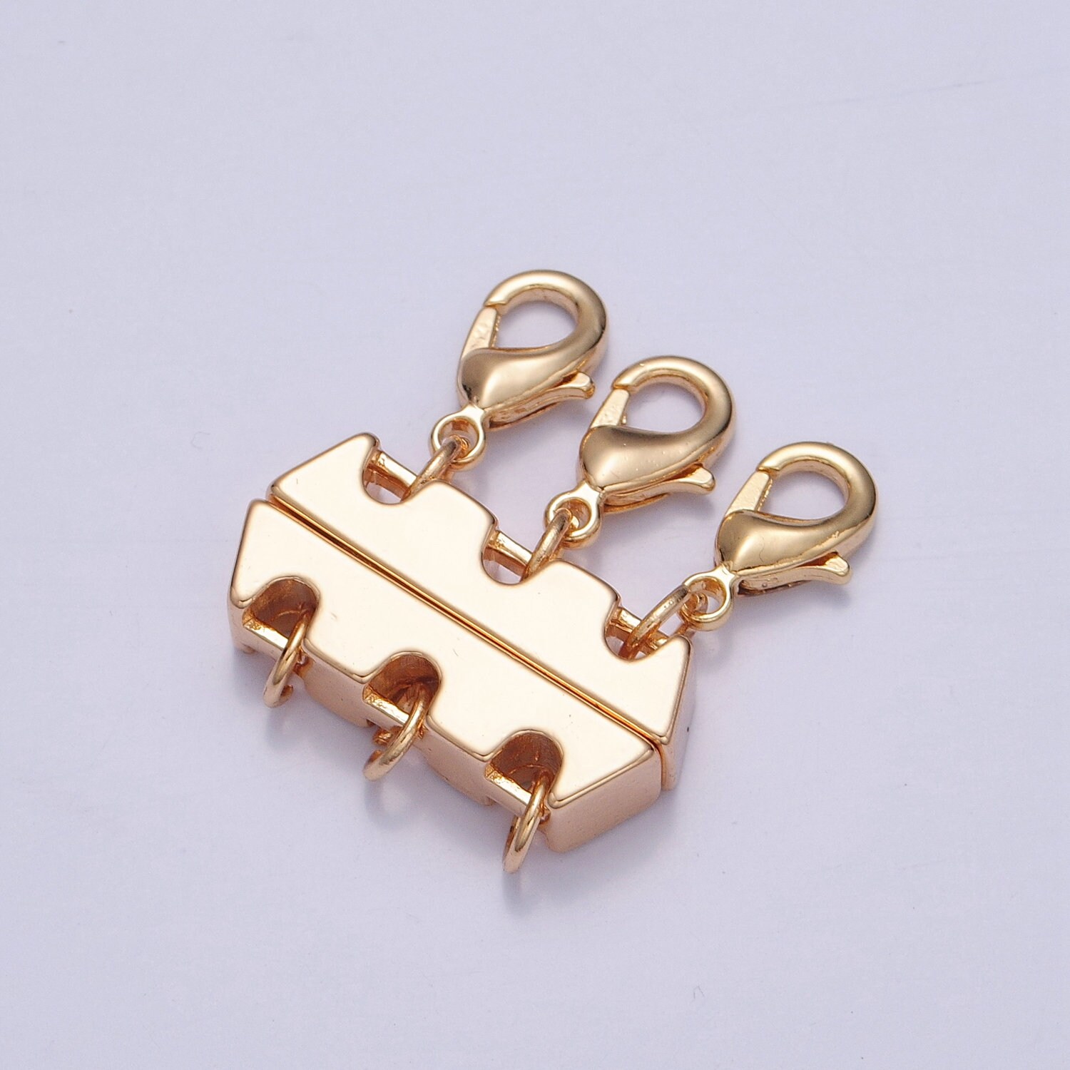 Buy Gold Layered Necklace Clasp Detangler Necklace Separator for Layering  Light Weight, Tangle Free and Tarnish Free L-780 L-781 Online in India 