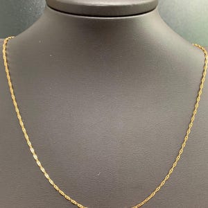 1 chaîne de collier ancre en or 24 carats prête à l&#39;emploi de 20 pouces, collier délicat chaîne mariner superposé, pour la fabrication de colliers avec pendentif, 238