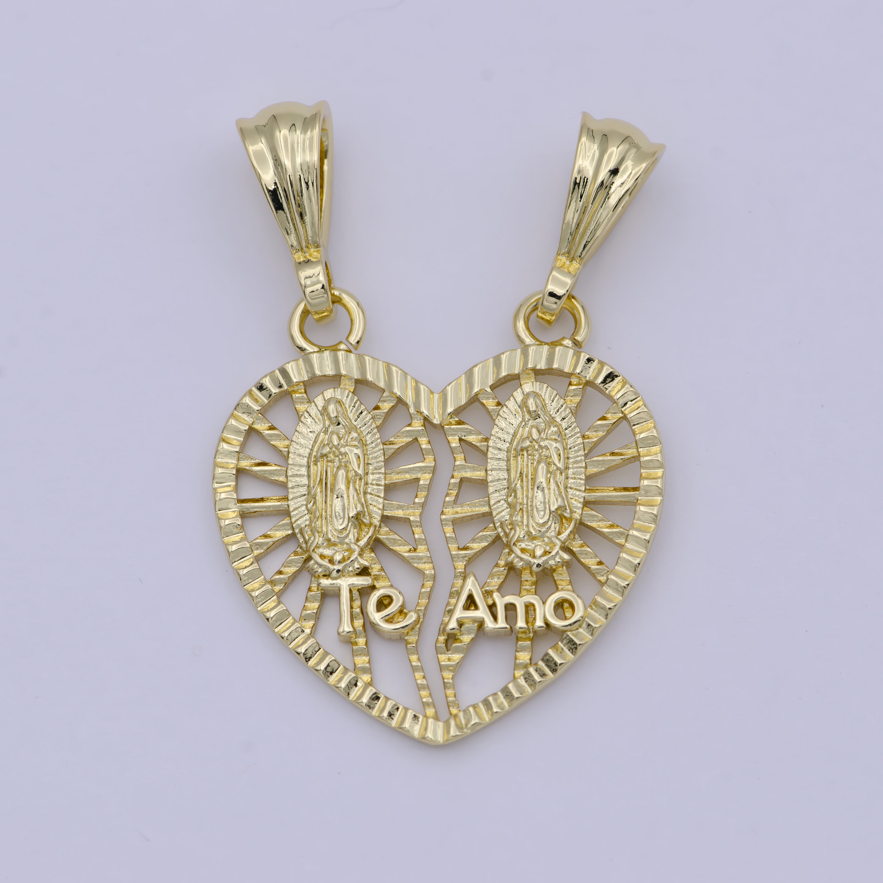 Breakable Gold Te Amo Heart Lady of 