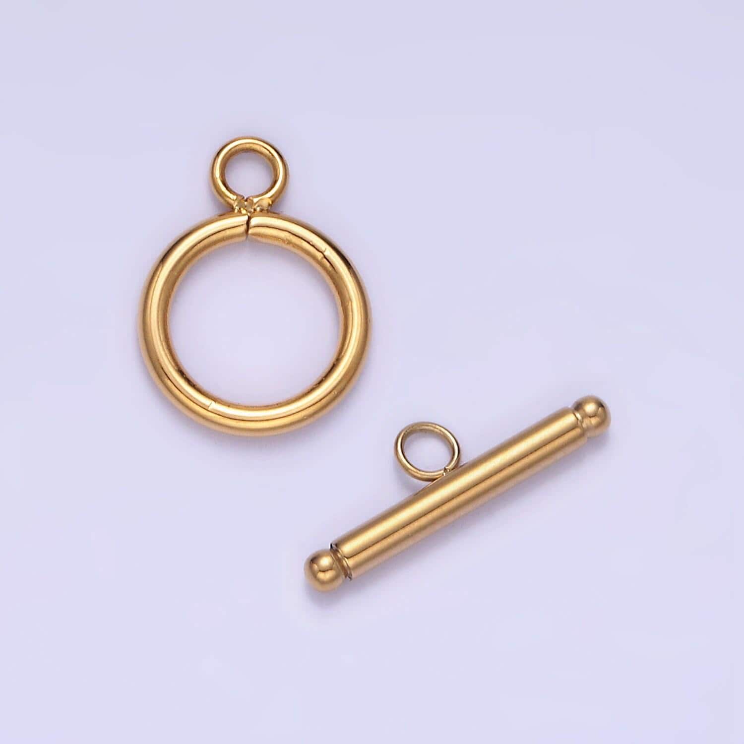 1 set stainless steel gold toggle clasp for bracelet necklace jewelry making supply p-933