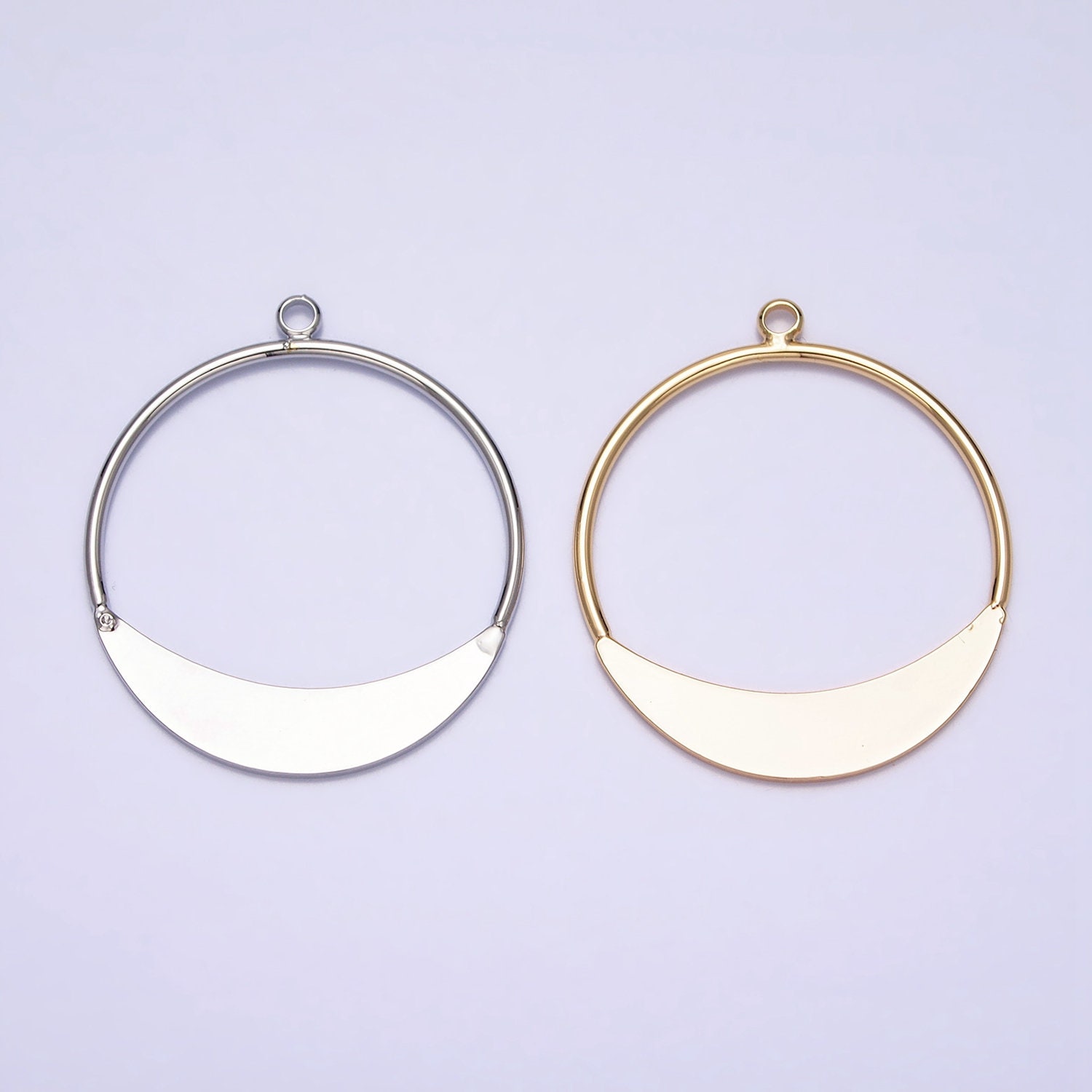 60PCS Beading Hoop Earring Finding, Round Hoop Earrings for Crafting Earring  Hoops for Jewelry Making（20mm;25mm;30mm;35mm;40mm) 