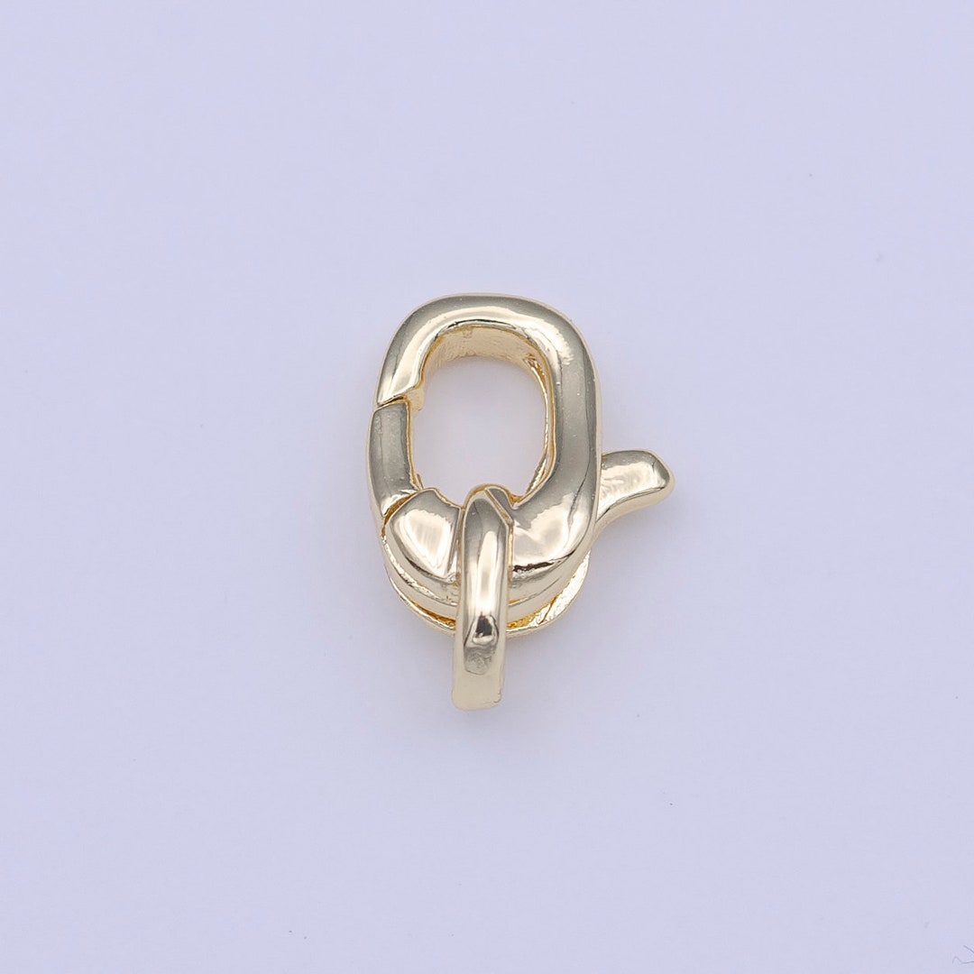 Mini Gold Unique 11mm X 7.5mm Lobster Claw Clasps Jewelry Making