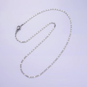 Dainty mariner anchor chain necklace for women stainless steel necklace 18 inch long wa-2101
