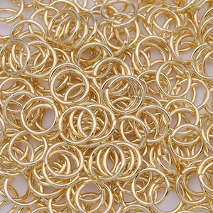 0.6mm x  5mm jump ring basic supplies gold split jump ring 22 gauge jump ring wholesale z-738