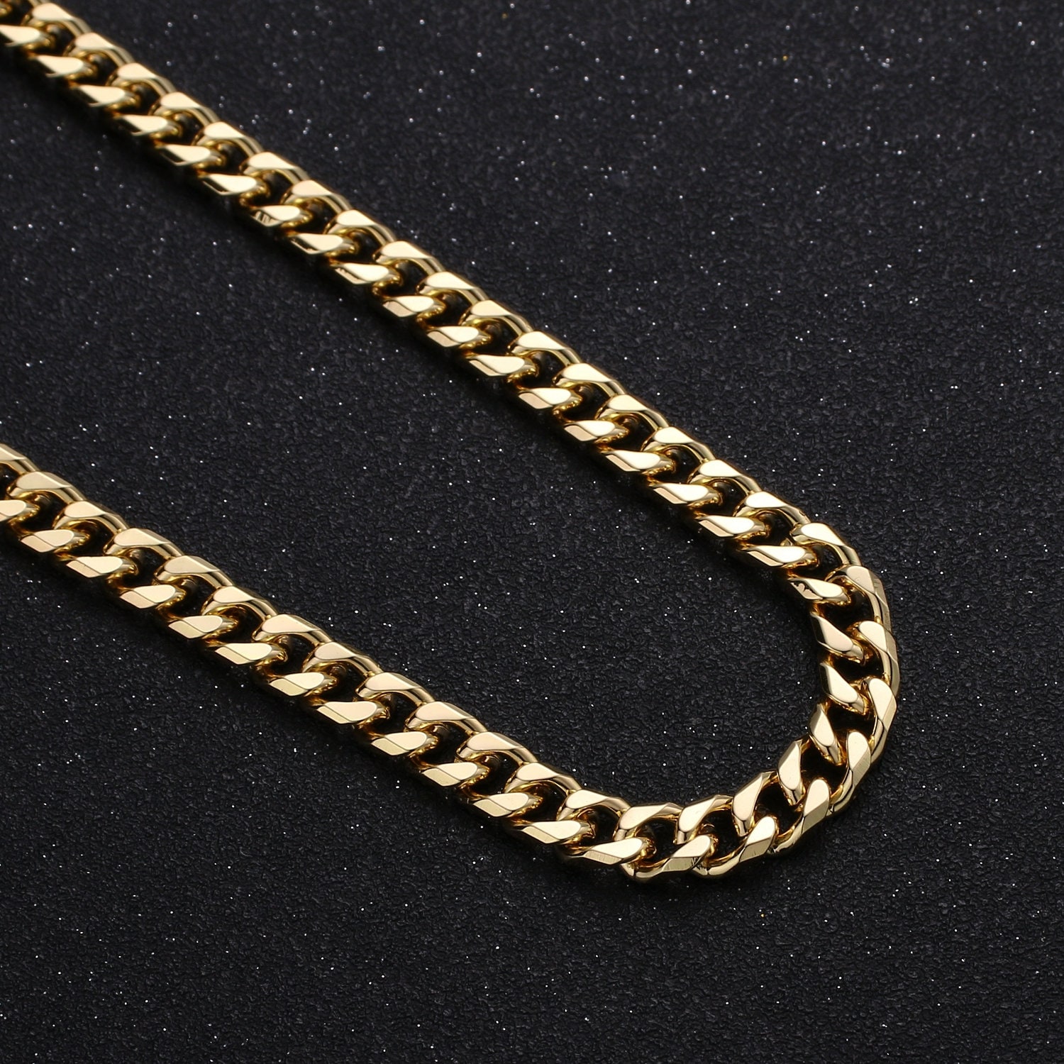 14K Gold Filled 6.8mm Cuban Curb Chain by Yard Cuban Curb Etsy
